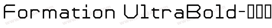 Formation UltraBold字体转换